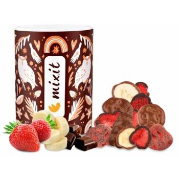 Nagy ropogós banán és eper csokoládéban (350 g) kép