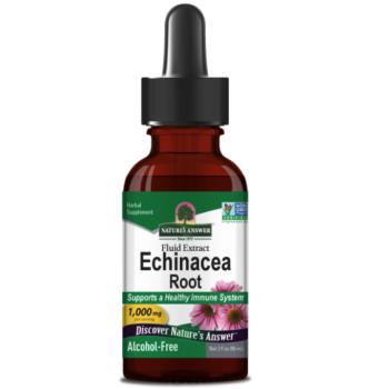 Nature's Answer Echinacea gyökérkivonat, 1000 mg, 60 ml kép