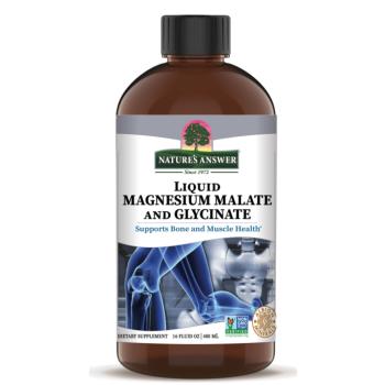 Nature's Answer Folyékony magnézium-malát és -glicinát, folyékony magnézium-malát és -glicinát, 480 ml kép