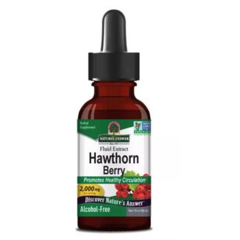 Nature's Answer Galagonya bogyó folyadék kivonat, galagonya, kivonat, 2000 mg, 30 ml kép