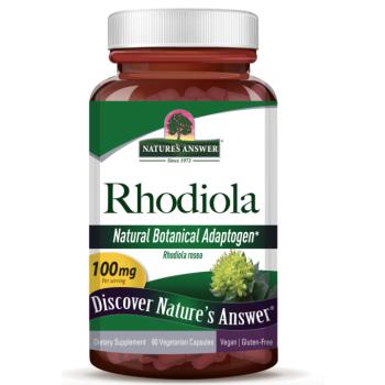 Nature's Answer Rhodiola, kivonat, 100 mg, 60 db növényi kapszula kép