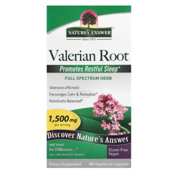 Nature's Answer Valerian Root, 1500 mg, 180 kapszula kép
