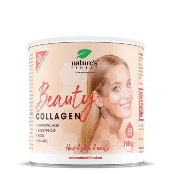 Nature's Finest Beauty Collagen | kollagén + hialuronsav por | hidrolizált kollagén keverék | hialuron komplex szépségre | természetes citrom kép