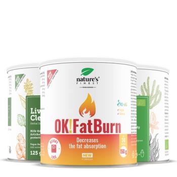 Nature's Finest Detox Fatburn | plant-based detox csomag fogyasztáshoz | algakivonat, máriatövis, kurkuma, spirulina | emésztés, energia és testsúlyko kép