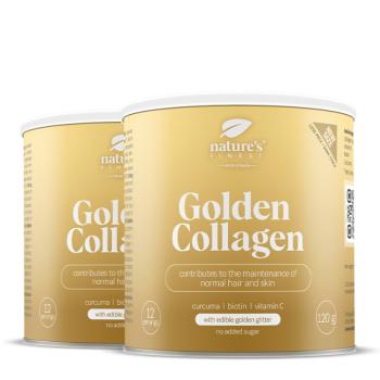 Nature's Finest Golden Collagen | kollagén-kiegészítő ital | hidrolizált kollagén, C-vitamin, biotin + kurkuma kép