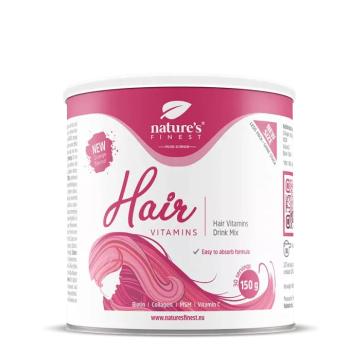 Nature's Finest Hair Vitamins | biotin ital erős és egészséges hajért | kollagén, MSM a vitalitásért és fényért | C‑vitamin a haj erősségéért | hajvit kép