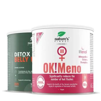 Nature's Finest OK!Meno + Detox Belly Burn | hormonális egyensúly, méregtelenítés, puffadás és májwellness kép