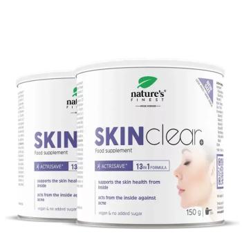 Nature's Finest SKINclear | ital zsíros, problémás bőrre | Actrisave, cink, biotin + jód (kelp) kép