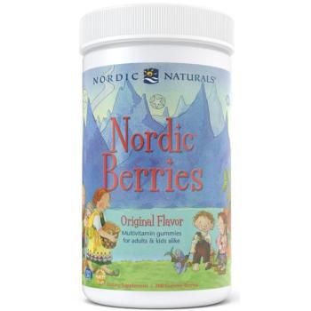 Nordic Berries multivitamin gyerekeknek, édes és savanyú, 200 nyúlós cukorka