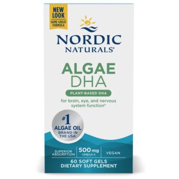 Nordic Naturals Algae DHA, algaolaj, 60 lágyzselé kép