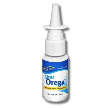North American Herb & Spice Sinu Orega Nasal Mist, přírodní sprej do nosu, 60 ml kép