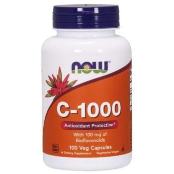 NOW C-1000-vitamin bioflavonoidokkal, 100 növényes kapszula kép
