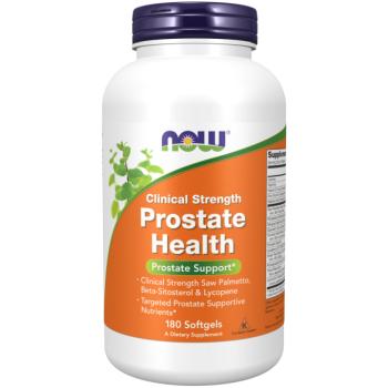 NOW Clinical Strength Prostate Health (prosztata támogatás), 180 db lágyzselé kapszula kép
