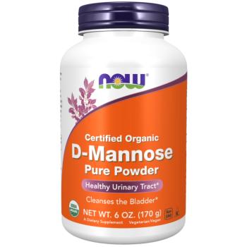 NOW D-Mannose, 170 g, tiszta por kép