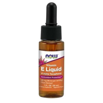 NOW E Liquid, E-vitamin 90 NE, Folyékony E-vitamin, 150 adag, 30 ml. kép