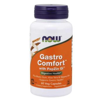NOW Gastro Comfort s PepZin GI, 60 növényi kapszulában kép