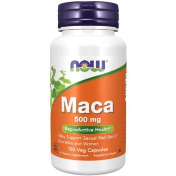 NOW Maca, Perui vízitorma, 500 mg, 100 gyógynövényes kapszula kép