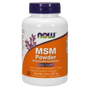 NOW MSM metilszulfonil-metán, por 227 g kép