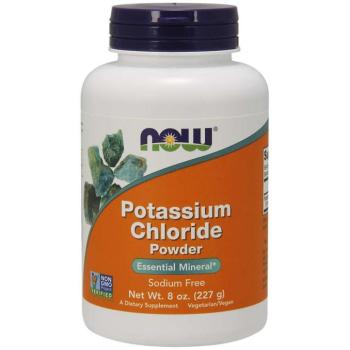 NOW Potassium Chloride powder, por, 227 g kép