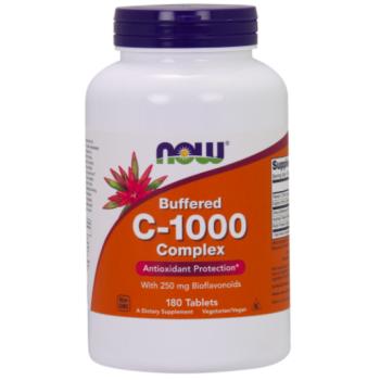 NOW Puffered Vitamin C-1000 Complex bioflavonoidokkal, 180 tabletta kép