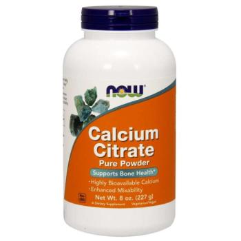 NOW tiszta kalcium-citrát por, 227 g kép