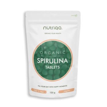 Nutriqa Bio spirulina tabletta – 125 g kép