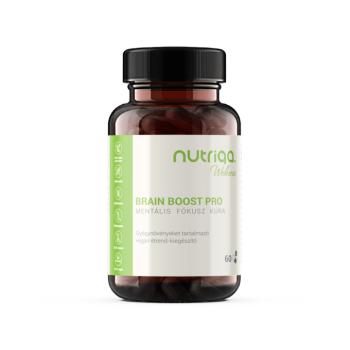 Nutriqa BRAIN BOOST PRO - Mentális Fókusz Kúra 60 db vegán kapszulával kép