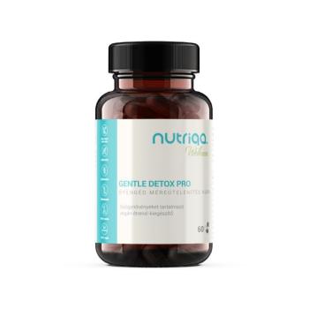 Nutriqa GENTLE DETOX PRO - Gyengéd Méregtelenítés Kúra 60 db vegán kapszulával