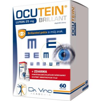 Ocutein Brillant Lutein 25mg DaVinci 60 kapszula + cseppek kép