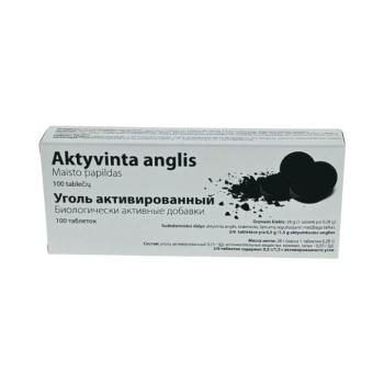 Olymp Handels OLYMP aktív szén étrend-kiegészítő – 100 tabletta x 0,28 g