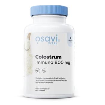 Osavi Colostrum Bovinum Immuno, szarvasmarha kolosztrum, 800 mg, 60 kapszula kép