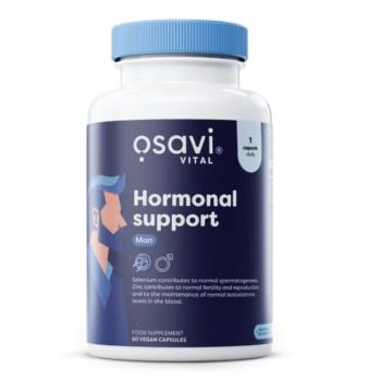 Osavi Hormonális támogatás Férfi, hormonális támogatás férfiaknak, 60 db növényi kapszula kép