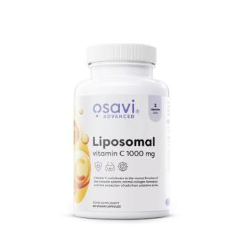 Osavi Liposomal C-vitamin, liposzómás C-vitamin, 1000 mg, 60 növényi kapszula kép
