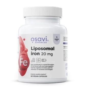 Osavi liposzómás vas, liposzómás vas, 20 mg, 60 növényi kapszula kép