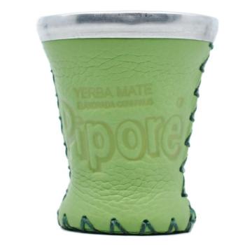 Pipore ZÖLD Csésze, üveg + bőr Mate tök, Kalabaza, 150ml kép
