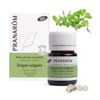 Pranarom Oregánó "gyöngy" - illóolaj tartalmú mini kapszula bio 60 db kép