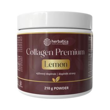 Prémium kollagén citrom ízesítéssel - 210 g por - Herbatica kép