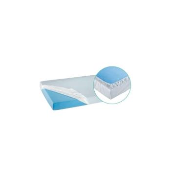 PVC matracvédő lepedő kőrgumival 200x100 cm, fehér kép