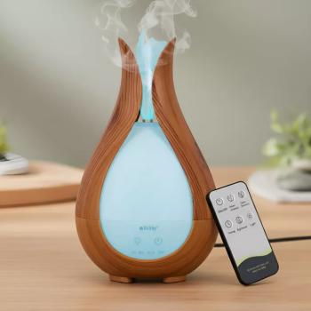 Ruhhy ultrahangos aroma diffúzor - párásító, illóolaj párologtató és hangulatvilágítás egyben - 200 ml kép