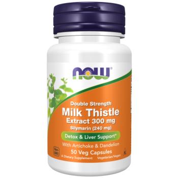 Silymarin,Milk Thistle Extract, Double Strength 300 mg 50 Veg Capsules- Máriatövis kivonat kép