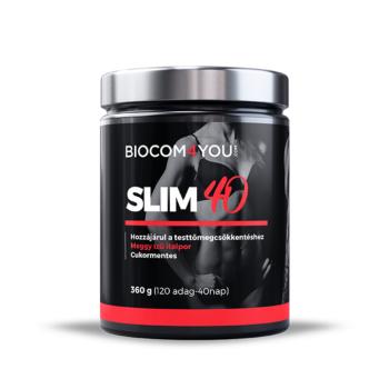 Slim 40 Meggy ízű italpor 360 g - Biocom
