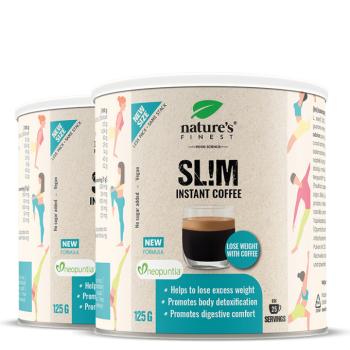 Slim Coffee | Fogyasztó kávé | Étvágycsökkentő hatás | Neopuntia | Csökkenti a zsírt és cukrot | Prémium Arabica | Nincs hozzáadott cukor kép