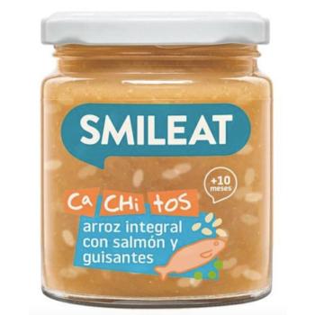 Smileat köret lazac barna rizzsel és zöldségekkel extra szűz olívaolajjal, 10M+, BIO, 230 g kép