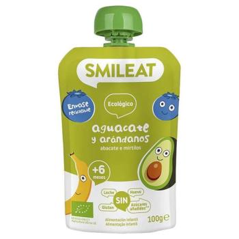 Smileat tasak alma, banán, avokádó és áfonya 6M+, BIO, 100 g kép