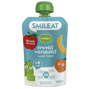 Smileat tasak barack, banán, alma és körte 6M+, bio, 100 g
