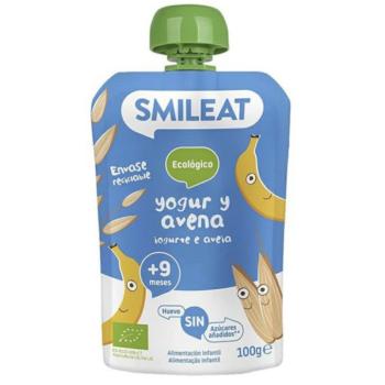 Smileat tasak görög joghurt, banán és zab 9M+, BIO, 100 g kép