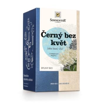 Sonnentor - Fekete bodzavirág, teafilter, bio, 18 db kép