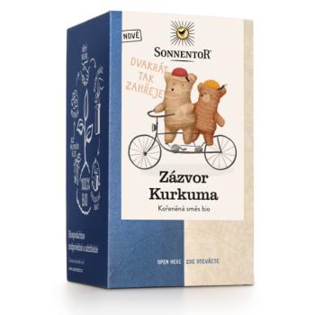 Sonnentor - Gyömbér Kurkuma, adagolt tea, BIO, 18 db kép