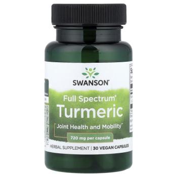 Swanson Full Spectrum Kurkuma, 720 mg, 30 kapslí kép