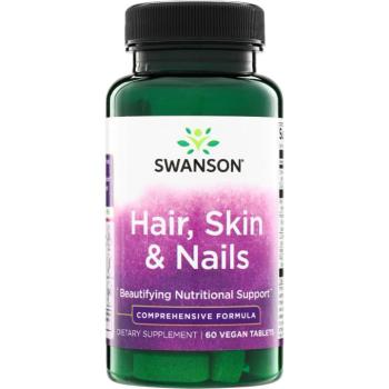 Swanson Hair, Skin és Nails, 60 tabletta kép